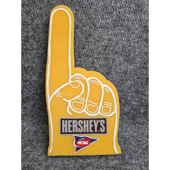 Hersheys NCAA Yellow Foam Finger Hand 17" Sports Fan Memorabilia - Picture 4 of 5